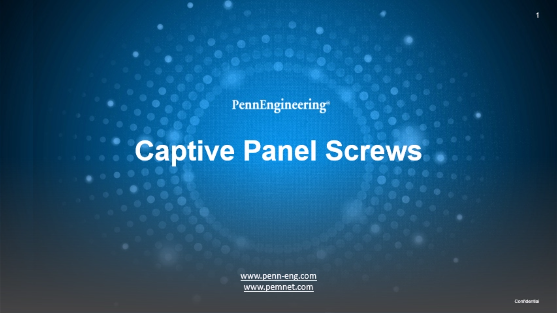 Captive Panel Screws